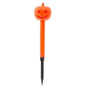 Lampa Solara Decorativa Model Dovleac Halloween – Lumina de Ghidare si Decor Exterior, Aprindere Automata, Rezistenta la Apa, Instalare Simplă, 6,7x6,7x21,5 cm - Img 2