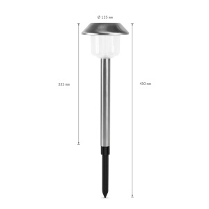 Lampă Solară LED Gradină Eden - Alb Rece, Funcționare Automată, Rezistentă la Apă, Ușor de Instalat, 45x12.5 cm - Img 4