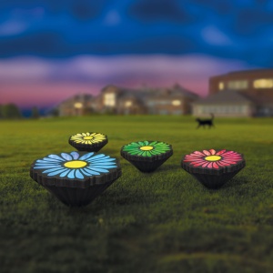 Lampă Solară LED pentru Grădină, Model Flori Colorate, Lumini Ambientale Automate, 360 cm, Rezistentă la Apă - Img 1