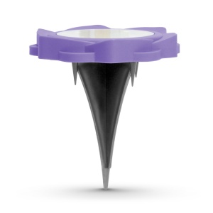 Lampa Solara LED SMD - Violet, Alb Rece, Automată și Rezistentă la Apă, 11,5x2,3cm - Iluminare Efectivă și Eficientă Energetic - Img 2