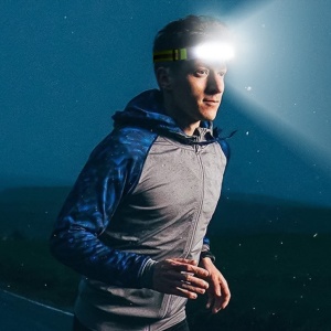 Lanternă Frontală LED COB Control Gestual - Luminozitate Duală Roșu/Alb, Baterie 800 mAh, Rezistentă la Apă IP54, Ideală pentru Activități în Aer Liber și Urgențe - Img 2