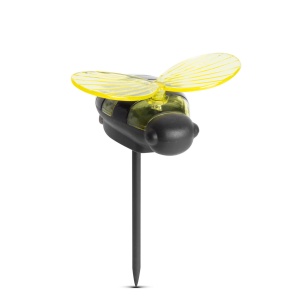 Lumină Solară Decorativă în Formă de Albină - Iluminat LED Alb Rece, Funcționare Solară Eco, Perfectă pentru Grădină și Terasă, 8 x 6,5 x 14 cm - Img 2