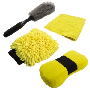 Parasolar Retractabil și Kit de Curățare cu Microfibră - Set Complet de Protecție și Curățare Auto - Img 3