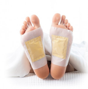 Plasturi Detoxifiere Pentru Talpi cu Ginger || 10 Plasturi detox || Aplicare pe tălpile picioarelor timp de 6-8 ore