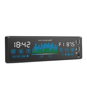 Radio MP3 player auto „PhantomX” - 1 DIN - 4 x 50 W - versiune gestuală - BT - MP3 - AUX - USB - Img 5