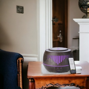 Umidificator Ultrasonic Profesional BBK®, cu Difuzor Pentru Uleiuri Esențiale, 7 Culori Interschimbabile si Telecomanda - Img 6