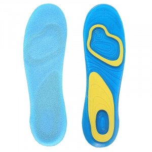 Tălpi de Silicon pentru Pantofi - Branțuri Sportive cu Absorbție de Șocuri - Design Dual Gel pentru Suport Arc și Călcâi și Amortizare Superioară