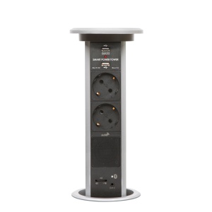 Distribuitor Prize camuflat cu motor, Bluetooth, argintiu - ideal pentru birou și casă - Img 3
