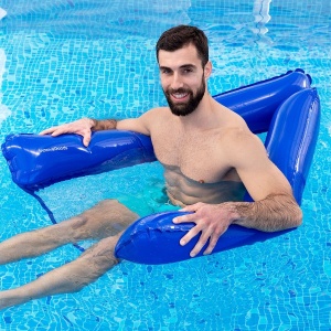 Hamac plutitor dublu pentru piscină - savurează confortul oferit de salteaua de apă