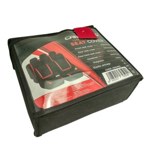 Huse Auto Universale CARGUARD - Protecție Superioră, Design Bicolor Roșu-Negru, Instalare Ușoară, Compatibilitate Extinsă, Eleganță și Confort - Img 5