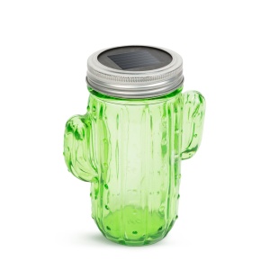 Lampă Solară LED în Formă de Cactus, Model Eden - 30 mm, Alb Rece - Rezistentă la Intemperii, Aprindere Automată, 145 x Ø70 mm - Img 2