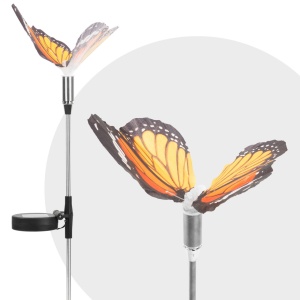 Lampă Solară LED Model Fluture, 65 cm, Iluminare Automată și Energie Solară, Design Feeric, Garden of Eden - Alb Rece, Autonomie 6-8 ore - Img 2
