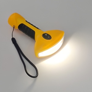 Lanternă LED cu Unghi Larg 180° și Magnet Puternic, 360 Lumeni, 15 LED-uri COB, Maner Ergonomic, Alimentare cu 2 Baterii AA - Ideală pentru Gospodărie, Atelier, Camping - Img 2
