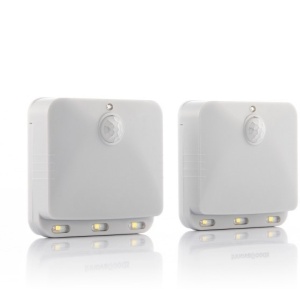 Set 2 Bucati Lumina cu Led si Senzor de Miscare BellFyd®, Lumina Alba, Functioneaza cu Baterii, Prindere Ferma