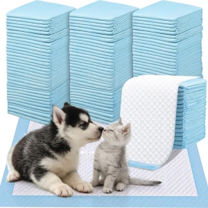 Tampoane de Antrenament pentru Căței 60 x 60 cm ( 40 buc ) - Super Absorbante, Anti-Miros, Rezistente la Apă, pentru Câini, Pisici, Iepuri și Porcușori de Guineea - Img 1