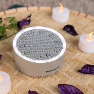 Dispozitiv Zgomot Alb pentru Somn cu Lumină Relaxantă - 6 Sunete, 2 Moduri Iluminare, Reîncărcabil - Img 5