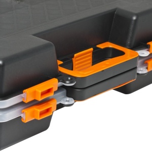 Geantă Organizator Profesională, Adaptabilă cu 16+16 Compartimente, Suport pentru Lacăte, Blocatoare Culisabile - 380x330x120mm - Img 3