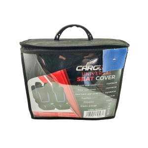 Huse Auto Universale CARGUARD - Protecție Premium, Design Elegant, Instalare Ușoară, Compatibilitate Universală, Albastru și Negru, Set Complet pentru Scaune și Tetiere - Img 4
