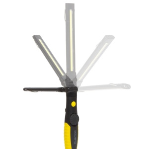 Lampă de Lucru COB-LED cu Acumulator PHENOM, 1800 mAh, Rotire 360°, Suport Magnetic, Iluminare Puternică, Design Compact – Ideală pentru Reparații, Camping, Urgențe - Img 2
