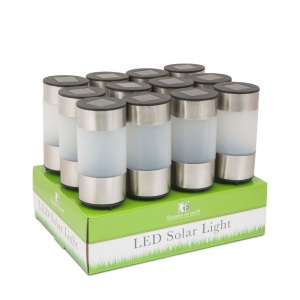 Lampa Solară LED de Grădină - Design Elegant, Autonomă, Rezistentă la Intemperii, Ușor de Instalat, 6x6x13cm, Metal, Acumulator NI-MH - Img 4