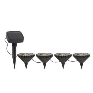 Lampă Solară LED pentru Grădină, Model Flori Colorate, Lumini Ambientale Automate, 360 cm, Rezistentă la Apă - Img 2