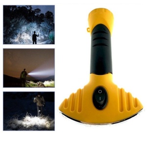 Lanternă LED cu Unghi Larg 180° și Magnet Puternic, 360 Lumeni, 15 LED-uri COB, Maner Ergonomic, Alimentare cu 2 Baterii AA - Ideală pentru Gospodărie, Atelier, Camping - Img 3