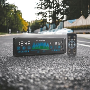 Radio MP3 player auto „PhantomX” - 1 DIN - 4 x 50 W - versiune gestuală - BT - MP3 - AUX - USB - Img 1