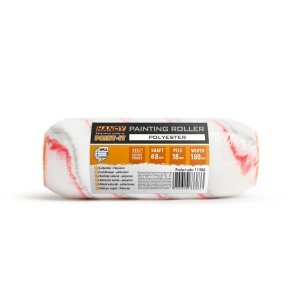 Rola pentru Vopsit de Înaltă Calitate, Poliester, 180 mm, Rosu/Gri - Absorbție Superioară și Aplicare Uniformă a Vopselei și Adezivilor - Img 2
