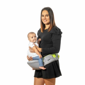 Centură Port-Bebelus Confortabilă, Ergonomică, Cu Scaun Detasabil și Buzunare Multifuncționale, Ajustabilă, 0-3 Ani