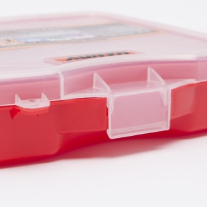 Cutie de Sortare pentru Accesorii din Plastic cu Capac Transparent și Cleme de Închidere Sigură - 258x160x40mm, 12 Compartimente Fixe - Img 3