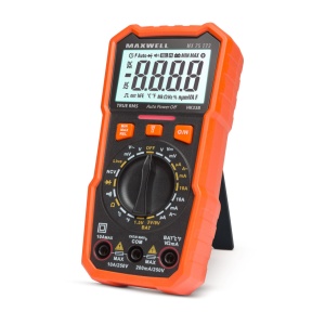 Multimetru Digital Maxwell MX 25223 - Tester Baterie, Măsurare Temperatură, Funcție Lumină de Lucru, Precizie Înaltă, Ușor de Utilizat, Durabil - Img 1