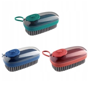 Perie de Curățat cu Distribuitor de Lichid - Eficiență Maximală în Îndepărtarea Murdăriei, Design Ergonomic, Ideală pentru Vase, Încălțăminte și Textile - Img 2