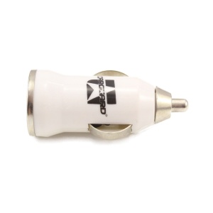 Adaptor Priza Bricheta USB Alb pentru Auto, Compatibil cu iPhone, iPad, iPod, GPS - Tensiune 12-24V DC, Ieșire 5V DC, 1000 mA - Img 4
