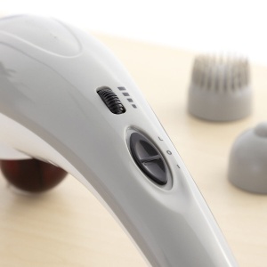 Aparat de Masaj Electric Manual Versatil cu Infraroșu și 3 Capete Interschimbabile - Relaxare Completă Acasă