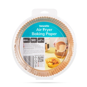 Hârtie Specială de Copt pentru Airfryer - Ø20 cm, 50 buc, Reutilizabilă, Anti-Lipire și Rezistentă la 220°C - Img 2