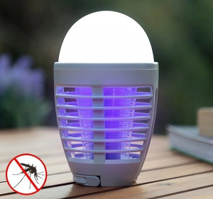 Lampă antițânțari reîncărcabilă cu LED 2 în 1 Kl Bulb Home Pest 