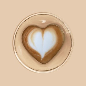 Pahar de Sticlă cu Perete Dublu în Formă de Inimă, Rezistent la Temperaturi Ridicate, Capacitate 180 ml - Ideal pentru Cafea și Băuturi Calde/Rece - Img 1