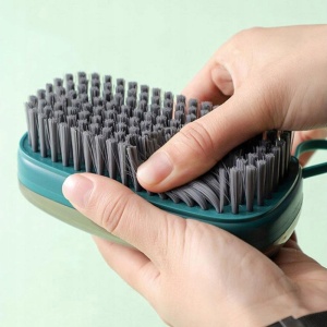 Perie de Curățat cu Distribuitor de Lichid - Eficiență Maximală în Îndepărtarea Murdăriei, Design Ergonomic, Ideală pentru Vase, Încălțăminte și Textile - Img 3
