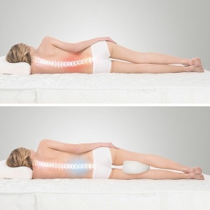 Pernă Ergonomică pentru Picioare și Genunchi - Design Inovator Fluture, Spumă Memory Foam, Husă Respirabilă, Bandă Velcro Reglabilă, Gri, Ideală pentru Odihnă și Aliniera Coloanei - Img 5