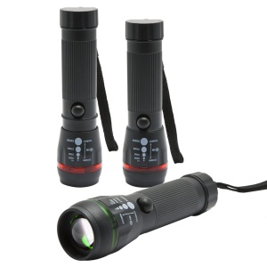 Phenom - Lanternă LED Ultra-Luminosă, Compactă și Rezistentă la Apă, Zoom Reglabil, Mâner Antiderapant, Ideală pentru Drumeții și Camping, Funcționează cu Baterii AAA - Img 2