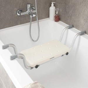 Scaun de Baie Antiderapant Reglabil 2 în 1, Ergonomic, Multifuncțional cu Orificii de Drenaj, pentru Copii și Adulți, Suportă 120 kg - Img 5