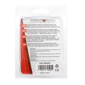 Borne Baterie Auto Rezistente, Aluminiu de Înaltă Calitate, Conectare Eficientă, Set Pozitiv și Negativ, Ideal pentru Condiții Grele, 150-200g - Img 4