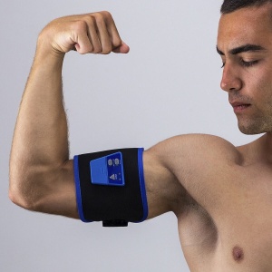  Centură de electrostimulare musculară cu 6 programe de exerciții și 10 nivele de intensitate
