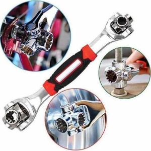 Cheie Universală Rotativă Multifuncțională cu 2 capete rotative și mâner confortabil