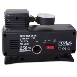 Compresorul de aer pentru auto cu presiune maximă de 17 Bar și putere de 100 W - Compact, silențios și ușor de utilizat în orice situație de umflare!