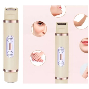 Epilator trimmer pentru față și bikini femei, fără durere, 2in1, cu încărcare USB-C - Img 5