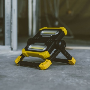 Proiector Multifuncțional cu Acumulator PHENOM - COB LED Puternic, Versatil 2x 1000 lm, Durata de Viață Extinsă a Bateriei, USB, Design Rotativ, Lumină Reglabilă - Img 1