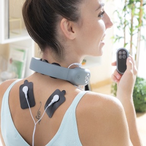 Aparat de Masaj Cervical Reîncărcabil - Transformă Gâtul în Oază de Relaxare 