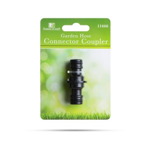 Cuplaj Conector Rapid pentru Furtun de Grădină, Universal, Etanș, 1/2"-3/4", Negru, Plastic, Conexiune Fără Scurgeri, 47xØ26 mm - Img 2