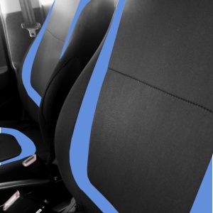 Huse Auto Universale CARGUARD - Protecție Premium, Design Elegant, Instalare Ușoară, Compatibilitate Universală, Albastru și Negru, Set Complet pentru Scaune și Tetiere - Img 2